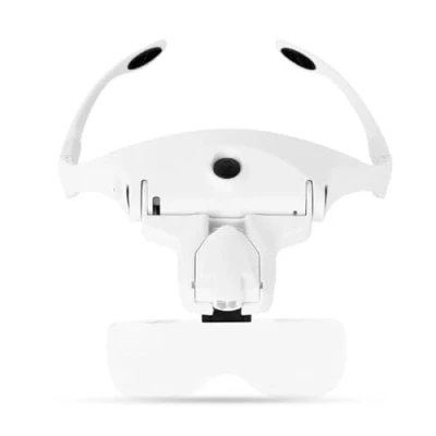 Imagen de Lupa con Diadema Luz LED, De Cabeza Ledlupa Iluminada, 5 Lentes 1.0X 3.5X Ajustable Lupas Gran para Leer Libros, Trabajo Precisión, Joyería, Bordado, Relojería