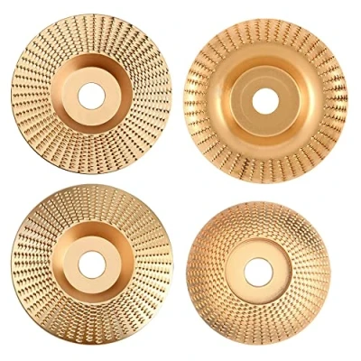 Imagen de ASNOMY 4pcs Muela Amoladora y el eje es de 22.2 mm Discos para madera abrasiva tallar Desbaste