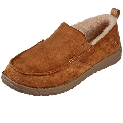Imagen de Skechers Melson Willmore, Pantuflas Hombre, Microfibra bronceada, 39.5 EU