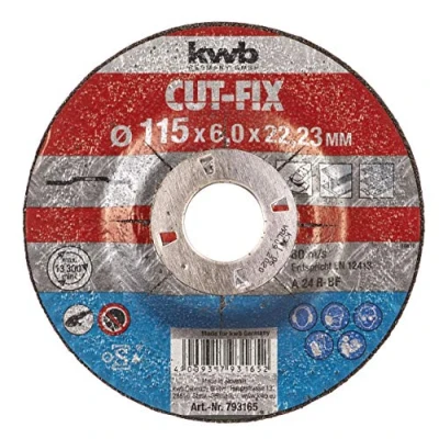 Imagen de KWB 49793165 Disco desbaste Cut Fix (metal, 115 x 6 22 mm)