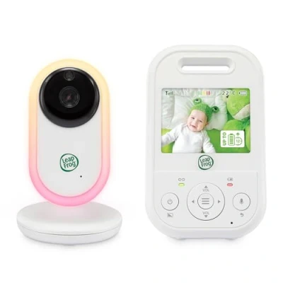 Imagen de LeapFrog Monitor de Video para bebé LF2413 con cámara. 300 m Largo Alcance, Pantalla IPS a Color 2.8 Pulgadas, Sonidos relajantes, Zoom 2X, Sensor Temperatura, Modo