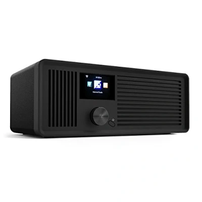 Imagen de sky vision Dab 70 Radio por Internet estéreo Dab+ (FM, FM, WiFi, con Puerto AUX y Cable, Digital, Reloj Despertador, Mando a Distancia), Color Negro