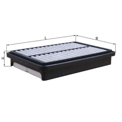 Imagen de MAHLE ORIGINAL LX 4374 Filtro de aire 45 184 279 Cartucho filtrante