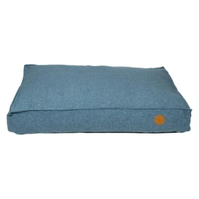 Imagen de JACK AND VANILLA Cama ortopédica para Perros JV Hampton Cesta con articulaciones frágiles Color petróleo, M, 80 x 60 15 cm