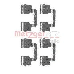 Imagen de METZGER 109 1733 Kit de accesorios, pastillas frenos CITROËN: Jumpy II Furgón, FIAT: Scudo II, PEUGEOT: Expert Tepee
