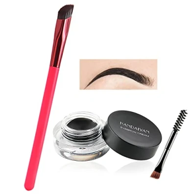 Imagen de Multi Function Eyebrow Brush, Square Angled Eye Brow Concealer Contour Multifunction Brush for Women (black)