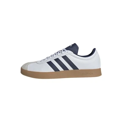 Imagen de adidas VL Court Base Shoes, Zapatos Hombre, FTWR White/Dark Blue/Orbit Grey, 44 2/3 EU