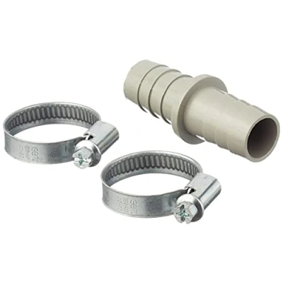 Imagen de Xavax Hama Conector de Acrilonitrilo butadieno estireno (ABS) para Empalme con Abrazaderas Tubo desagüe, Gris