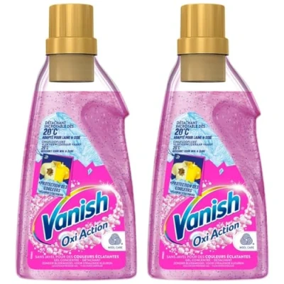 Imagen de Vanish Lote de 2 x 750 ml Gel Quitamanchas Oxi Acción Antes del lavado