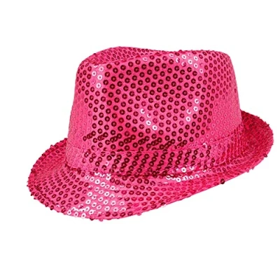 Imagen de Boland Sombrero de lentejuelas, unisex, vestido discoteca, accesorio, carnaval, disfraz, fiesta disfraces, temática