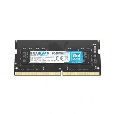 Imagen de BRAINZAP 8GB DDR4 RAM SO DIMM PC4 2666V SA2 11 1Rx8 2666 MHz 1.2V CL19 Notebook Memoria sin búfer Non ECC