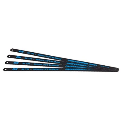 Imagen de OX Pro 12&quot; Hacksaw Blades 32 TPI Pack 4