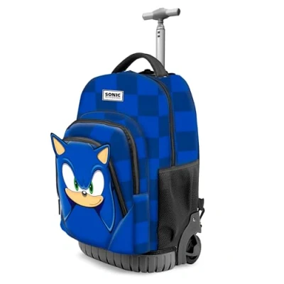 Imagen de Sonic The Hedgehog Sega Sight Mochila Trolley GTS Fan, Azul, 32 x 47 cm, Capacidad 39 L