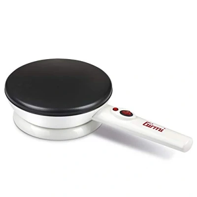 Imagen de Girmi TS36 Crepera, 800 W, revestimiento antiadherente, blanco