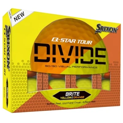 Imagen de Srixon Q Star Divide 12 Pelotas de Golf Calidad Tour Juego Corto Núcleo FastLayer Alta Compresión Pelota