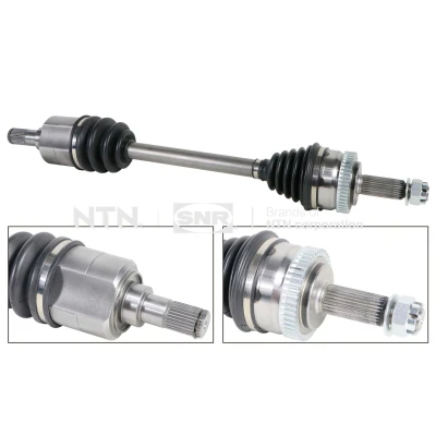 Imagen de SNR DK84.006 Árbol de transmisión Eje delantero, izquierda 670mm con apoyo caucho KIA: Sportage II, HYUNDAI: Tucson