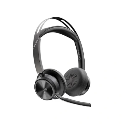 Imagen de Poly Voyager Focus 2 Auricular inalámbrico Bluetooth, MS Teams, cancelación de ruido, 25 horas autonomía, USB C y adaptador A, negro