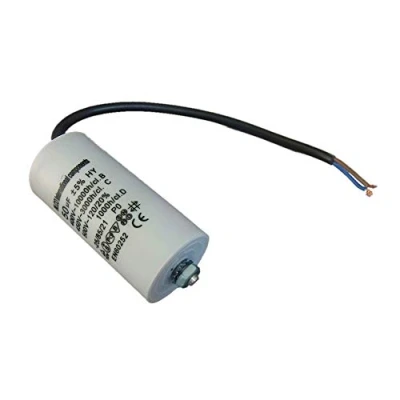 Imagen de Universal Condensador de Arranque Motor 50 uF / 450V con Cable