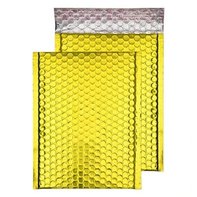 Imagen de Purely Packaging Sobres acolchados (C4+, 324 x 230 mm, cierre autoadhesivo, 100 unidades), color dorado