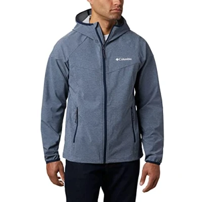 Imagen de Columbia Hombre Chaqueta Softshell, Heather Canyon, Collegiate Navy 464, S