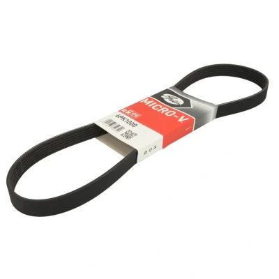 Imagen de GATES 6PK1000 Correa trapecial poli V 1000 6 Poliéster, EPDM (Ethylen Propylen Dien Caucho) RoadMax Value Line PEUGEOT: 407 Berlina, 307 Hatchback