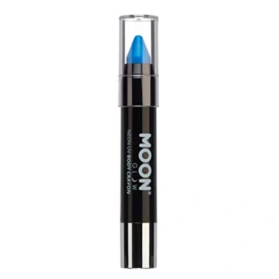 Imagen de Moon Glow Crayón corporal en barra de pintura UV neón para rostro y cuerpo Azul intenso