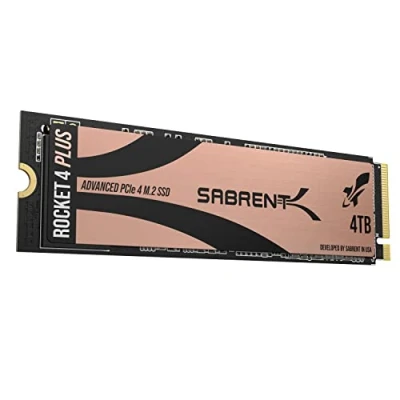 Imagen de SABRENT PS5 SSD 4TB, M.2 PCIe 4.0 SSD, NVMe Gen4 2280, Velocidades internas de hasta 7100 MB/s Rocket 4 Plus Extreme Performance, 5 años garantía (SB RKT4P 4TB)