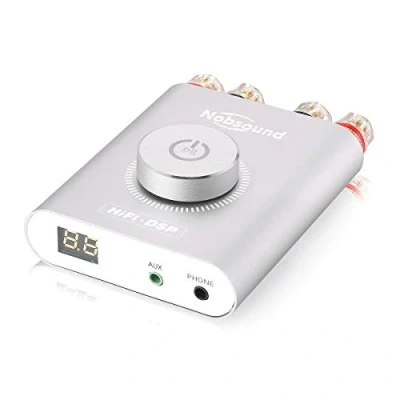 Imagen de Nobsound NS 20G Mini Digital Power Amplifier Bluetooth HiFi Stereo Amp Amplificador de potencia 100 W + (Plata)