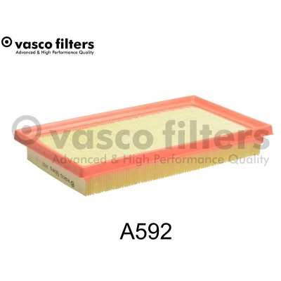 Imagen de DAVID VASCO A592 Filtro de aire 37mm 151mm 270mm rectangular Cartucho filtrante TOYOTA: Corolla XII Familiar, Hatchback, C HR