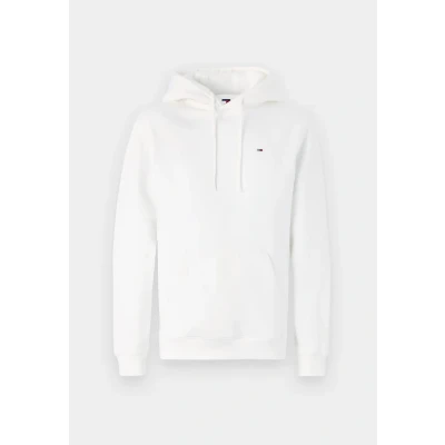 Imagen de Tommy Jeans TJM Reg S Flag Hoodie, Sudadera con Capucha Hombre, White (Ecru), 4XL