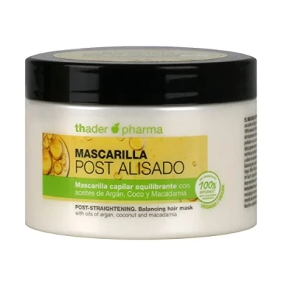 Imagen de Thader Th Pharma Mascarilla post alisado del cabello con Aceites de Argán, Coco y Macadamia, 300 ml