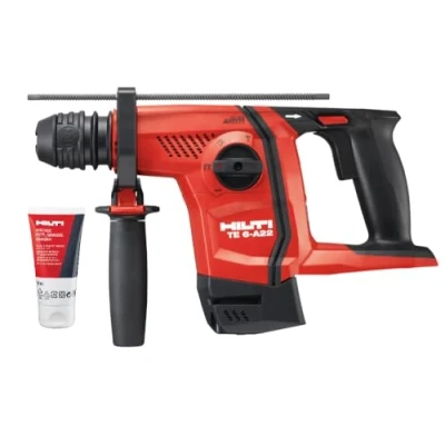 Imagen de Hilti 2162910 Martillo perforador a batería TE 6 A22 (22V, Tareas de perforación con y sin percusión. Empuñadura en D, peso 3.7 kg. No incluye maletín ni batería) [liquidación]
