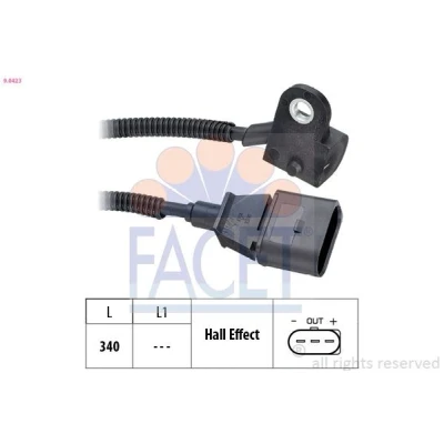 Imagen de FACET 9.0423 Sensores Made in Italy OE Equivalent VOLKSWAGEN: Golf 4, Polo IV Hatchback, III SEAT: Ibiza 3, Leon I Hatchback