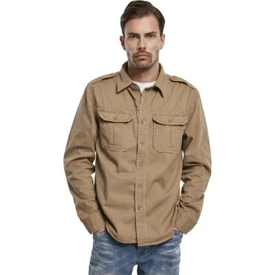 Imagen de Brandit Vintage Camisa Camel, Hombre, Talla: 4XL, Camel