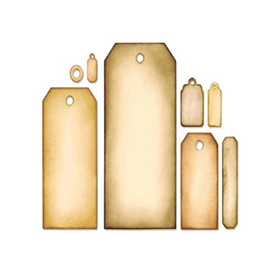 Imagen de Sizzix Framelits Troqueles 8PK Colección de etiquetas