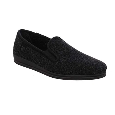 Imagen de Rohde Pantuflas de Tela para Hombre Lillestrom 2603, Talla:41 EU, Color:Negro