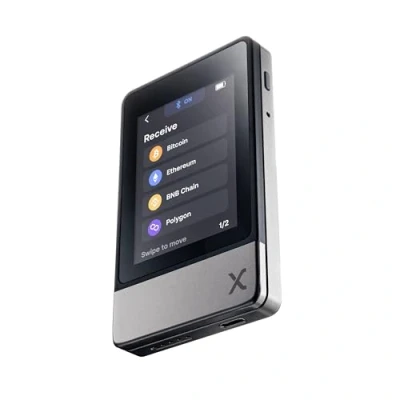 Imagen de SecuX Neo Gold Cartera criptográfica con pantalla táctil intuitiva, Bluetooth y USB C, administra Bitcoin, Ethereum, NFT, tokens criptomonedas seguridad de grado militar e interfaz fácil