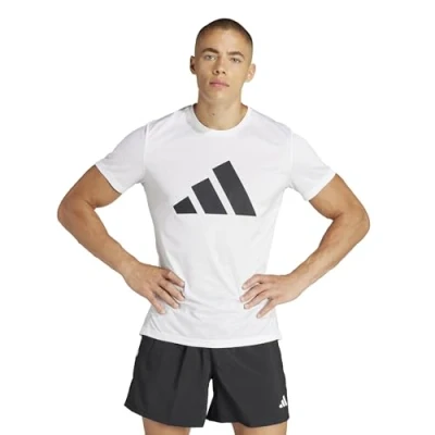Imagen de adidas Performance RUN IT TEE Camiseta deportiva, Hombre, Talla: Large, White
