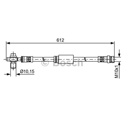 Imagen de BOSCH 1 987 481 631 Latiguillos de Freno 580