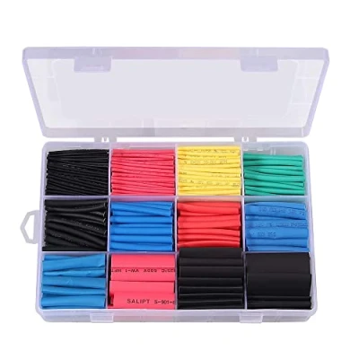 Imagen de Newaner 560 piezas Kit de tubo termorretráctil con caja, 2: 1, surtido cables alambre, aislamiento eléctrico (5 colores / 12 tamaños)