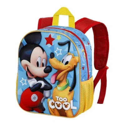 Imagen de Karactermania Mickey Mouse PAL Small 3D Mochila escolar para niños, Talla: One Size, Azul
