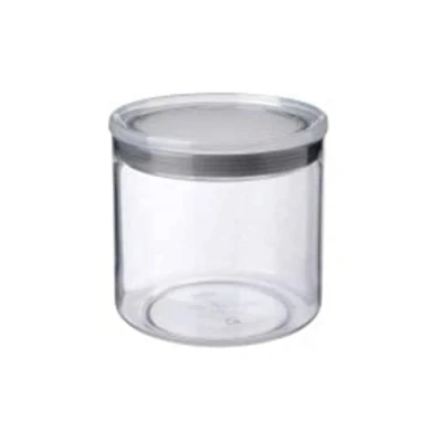 Imagen de Tatay Bote de Cocina, 1L Capacidad, Hermético, Libre BPA, Apto Lavavajillas, Transparente Gris. Medidas 12.5 x cm