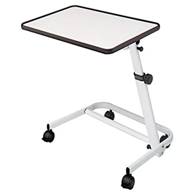 Imagen de Ayudas Dinámicas AD688B Mesa auxiliar plegable, altura regulable BLANCA