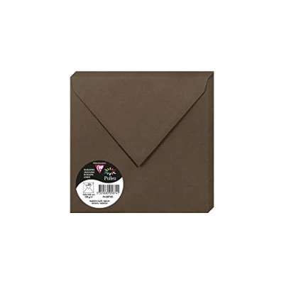 Imagen de Clairefontaine 50023 C Pack de 20 sobres 16,50 x 0,10 cm, color Marron Taupé