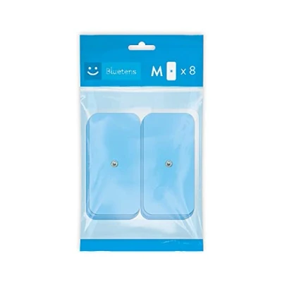 Imagen de Bluetens M8 Paquete de 8 electrodos medianos Classic, Unisex Adult, Azul, Talla única