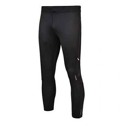 Imagen de Dare2b Abaccus II Mallas para Correr, Tejido Ligero De Secado Rápido, con Inserciones Malla Y Detalles Reflectantes Trousers, Hombre, Black, L