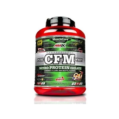 Imagen de AMIX Proteína Isolada MuscleCore CFM Nitro 2 kg Favorece el desarrollo muscular y acelera la recuperación Contiene Enzimas Digestivas Aminogen Whey en polvo Sabor Milk Vainilla