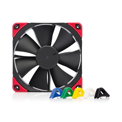 Imagen de Noctua NF S12A PWM chromax.black.swap, Ventilador Silencioso, 4 Pines (120 mm, Negro)