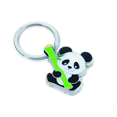 Imagen de Troika Accesorio de Viaje Moderno Unisex Etiquetas para Equipaje (Paquete 1), Multi/Plateado, 6 cm, Llavero