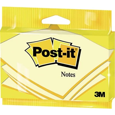 Imagen de Post It 6830 Pack de 1 bloc notas adhesivas, 76 x 127 mm, color amarillo